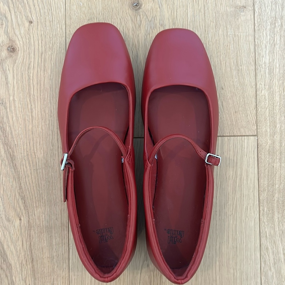 Cherry red Mary Jane’s